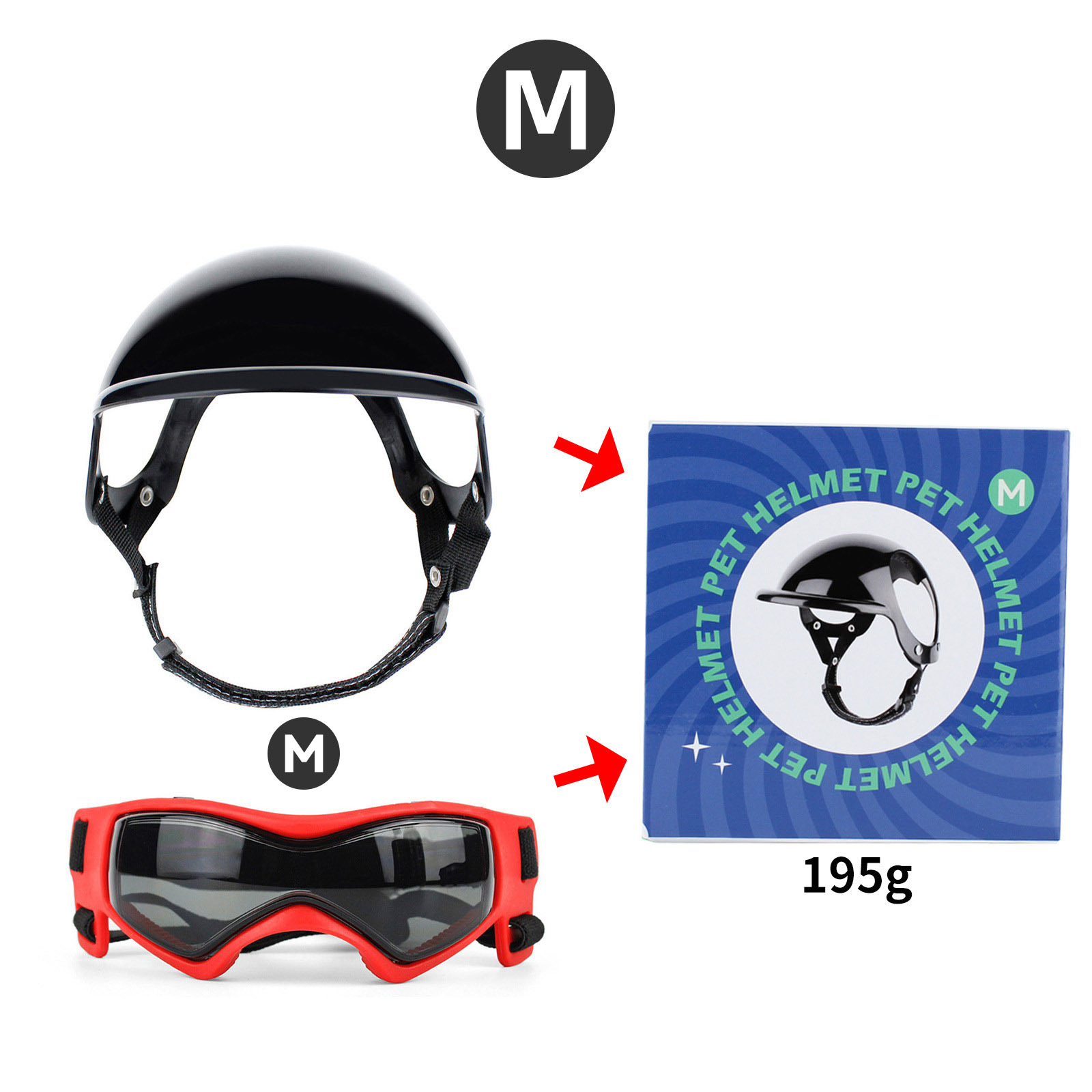 PET casco mascotas gafas a juego sombrero perro gato motocicleta casco de seguridad sombrero Accesorios Sombrero tocado