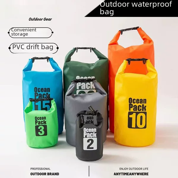 Napak Waterproof Bag in Stock Portable Single/Double Shoulder Storage Bag Outdoor Diving Swimming Pvc Waterproof Bucket Bag