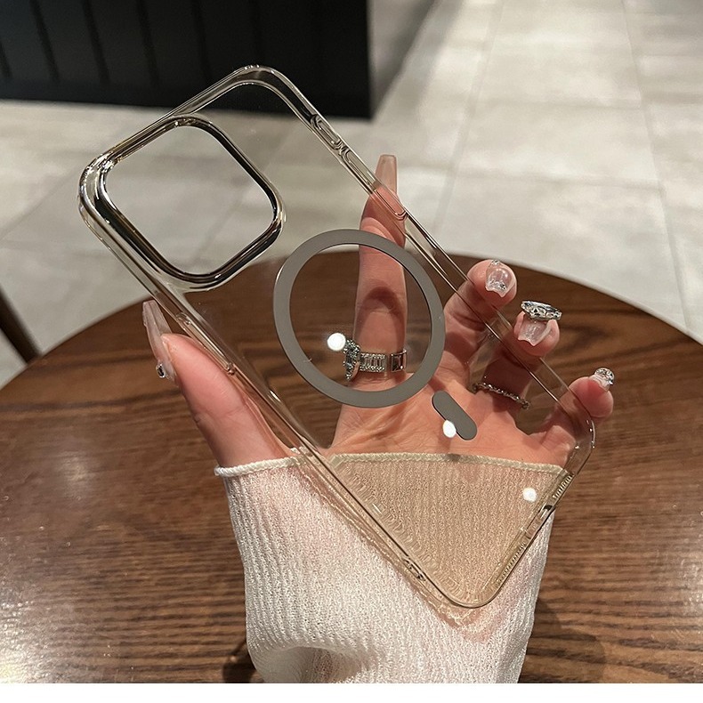 Pc ultrafino magnético Apple 16promax anticaída ip16/15promax funda para teléfono móvil IP14/13/12P