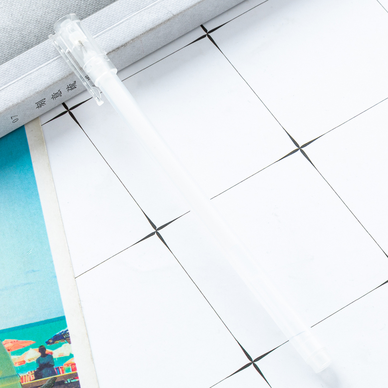 Pen de alto brillo pastel marca de estudiante color papelería de oficina resaltador álbum de bricolaje de gran capacidad tarjeta negra lápiz flash