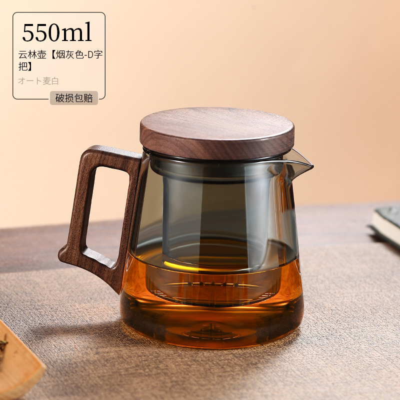 爆款玻璃煮茶壶 家用耐热泡茶壶 电陶炉款煮茶器侧把茶壶单壶批发|undefined
