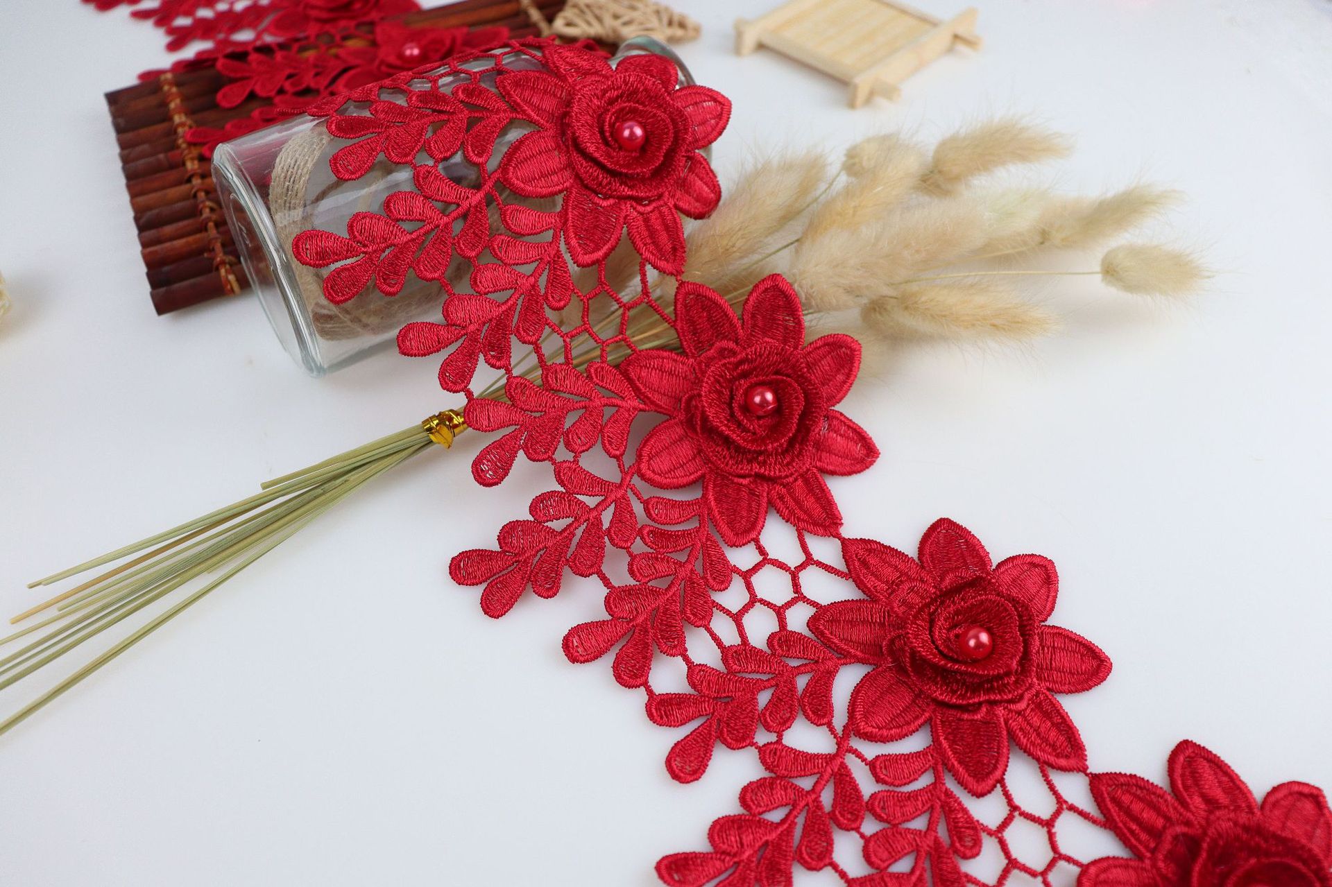 钉珠水溶刺绣条码