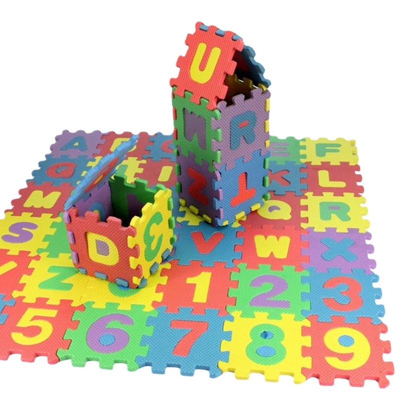 Cross-Border Numbers and Letters Floor Mats Children's Floor Mats Puzzle Educational Toys Baby Crawling Mats Foam Floor Mats Toys