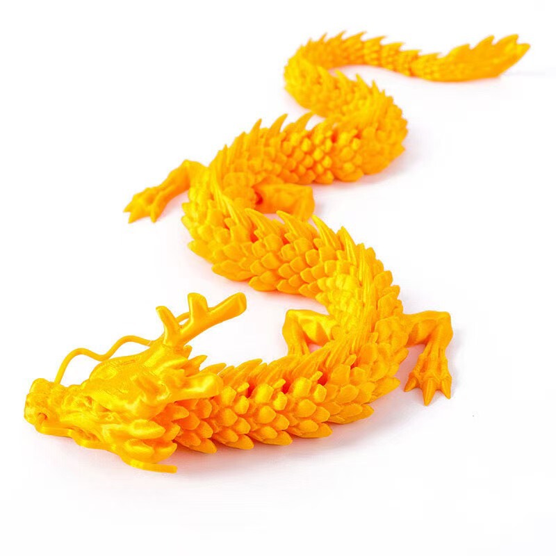 卸売 3D 印刷中国のドラゴンクラフトジョイントドラゴン製品装飾品ギフトクリエイティブハンドフィギュア車の装飾品子供のおもちゃ|undefined