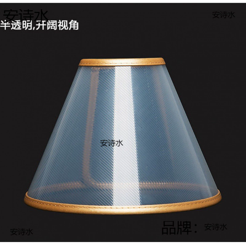 Elizabeth Circle Pet Глубокое и расширенное кольцо для шеи Прозрачное против укусов собак и кошек Послеоперационная фабрика против лизания и царапин