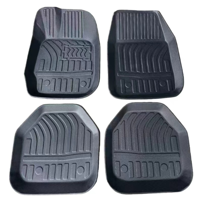 Suitable for Cross-Border Export of Left and Right Steering Wheel Car Floor Mats, Foreign Trade Tpe Universal Car Floor Mats, Universal Pvc Floor Mats