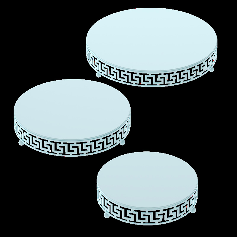 Accesorios de boda, mesa de postres, decoración, tienda de postres, soporte para pasteles de dim sum, soporte para pasteles hueco dorado creativo europeo, se puede establecer image 14