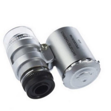 Светодиодная лампа с детектором денег 60 раз 9882 мини микроскоп увеличительное стекло