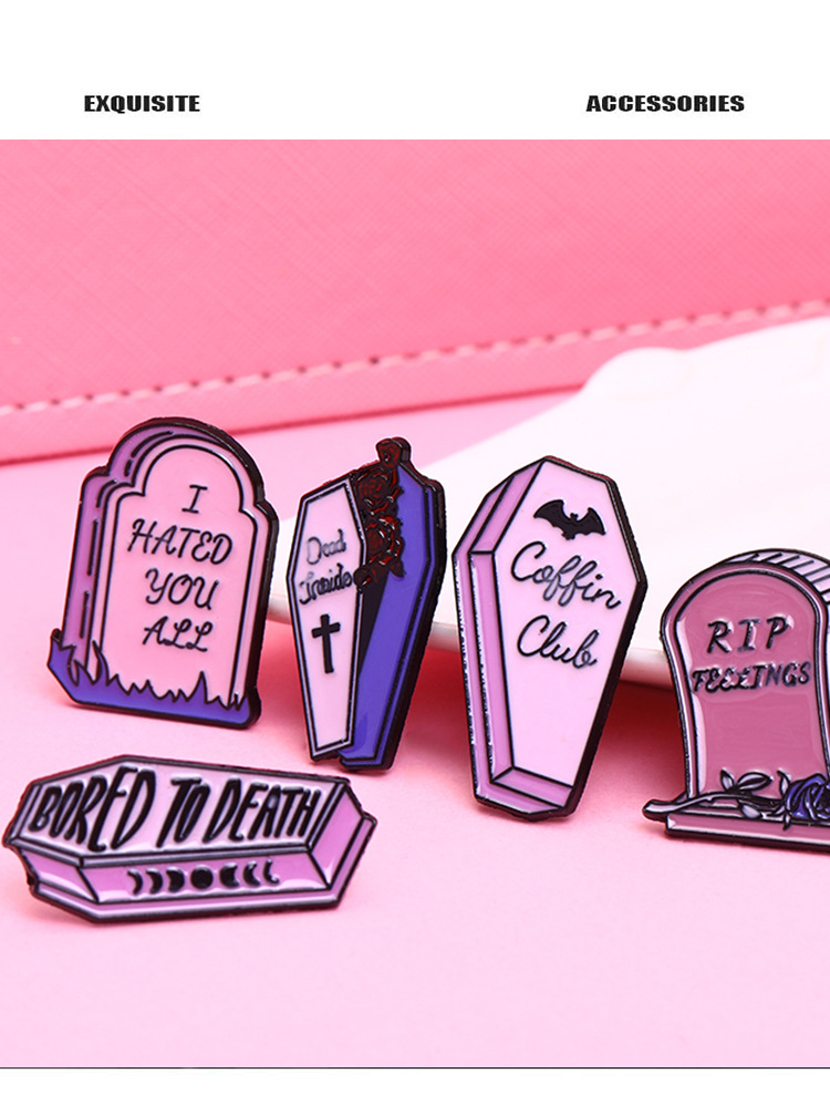 10g Weight Brooches Classification Holiday Occasion Punk Pin Geometric Alloy Enamel Unisex Brooches