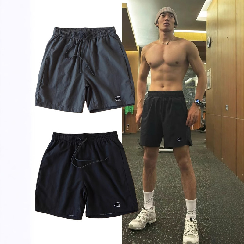 Men's Trendy American-Style Quick-Dry Sports Shorts Versatile Four-Point Shorts Stylish Beach Shorts Mesh Lining