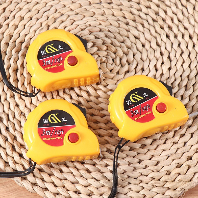 卷尺 家用经久耐用不锈铁二级尺带3m5M米卷尺2元店货源现货批发