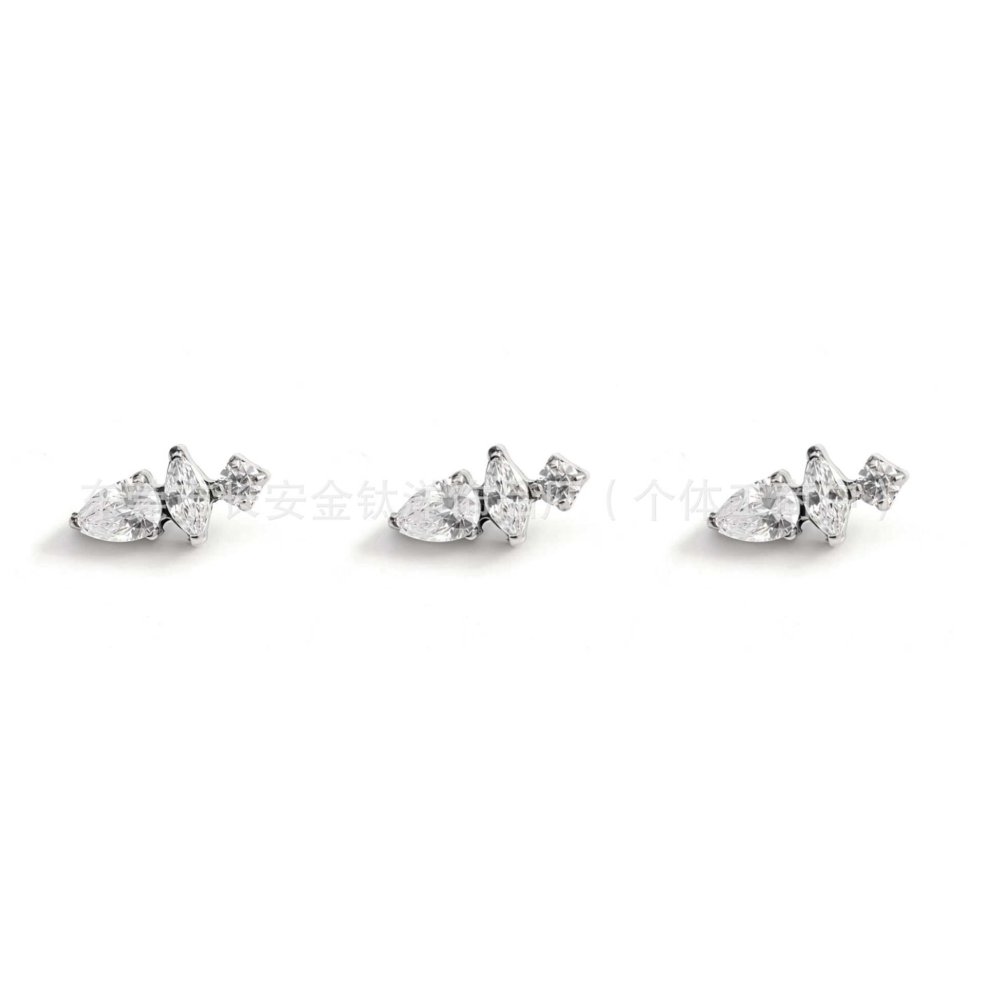 Labret piercing jewelry detail image