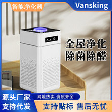 空气净化器负离子净化除甲醛过滤器USB便携式智能实用除味器跨境