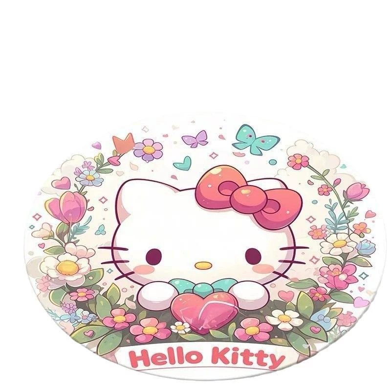 Hello kitty, мультяшный мягкий детский коврик для гостиной из искусственной шерсти