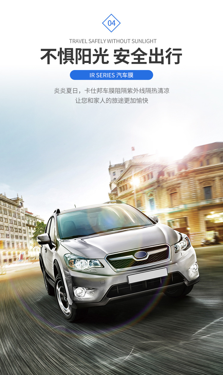Car Glass Film Explosion-Proof High-Definition Film Does Not Foam and Does Not Fade Easily Construction Car Window Film Solar Film