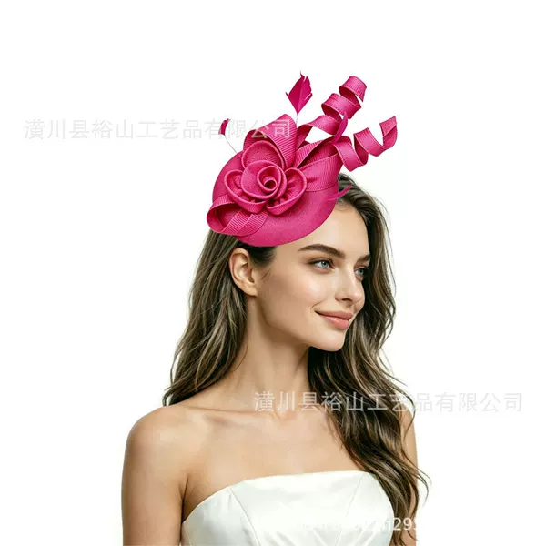 Amazon sells bridal headbands, faux linen party and ball hats, and vintage feather hair accessories for the Horse Racing Club