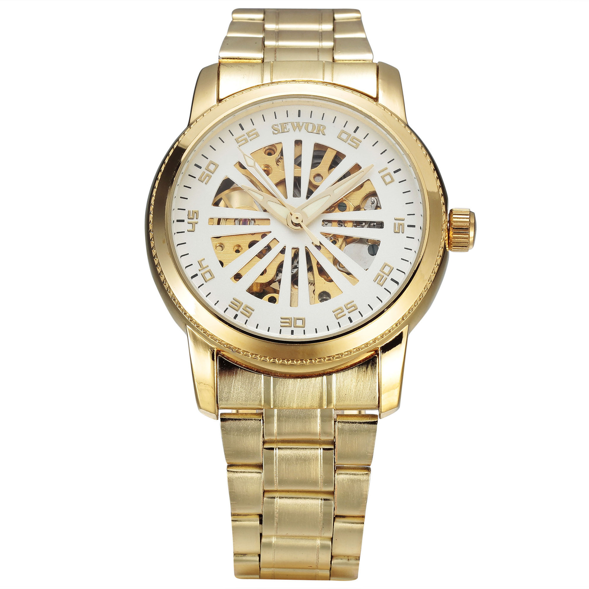 Oro Shell superficie blanca