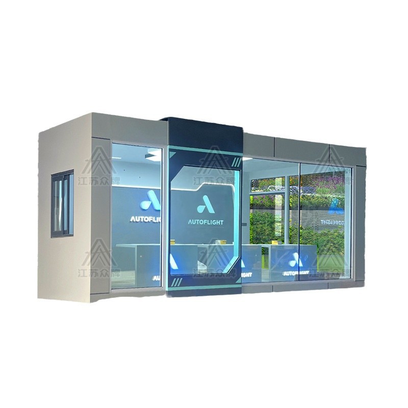 Estación de servicio de la ciudad de cápsula espacial Apple Warehouse Casa móvil Productos terminados creativos Sala de exposiciones Casa de familia Sala de reuniones