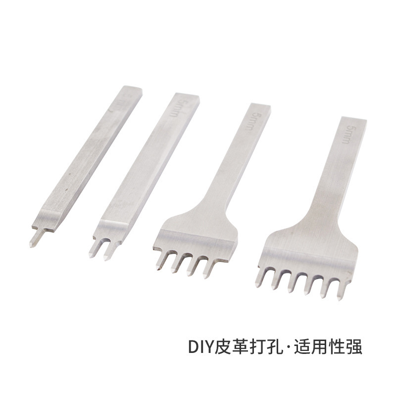 DIY革細工工具 3MM4MM5MM6MM ホワイトスチール菱形打ち抜き工具 多サイズ卸売 パンチングレザークラフト|undefined