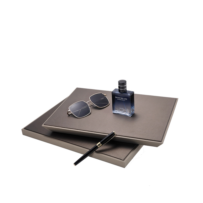 廠家直銷跨境PU珠寶首飾展示陳列道具 皮革手鍊項鍊手錶飾品托盤