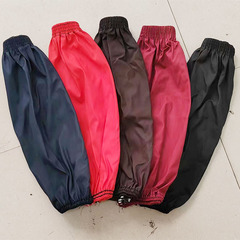 Colorful PU sleeves waterproof and oil-proof leather sleeves four-thread plus fat and multi-color labor insurance manufacturer wholesale sleeve head