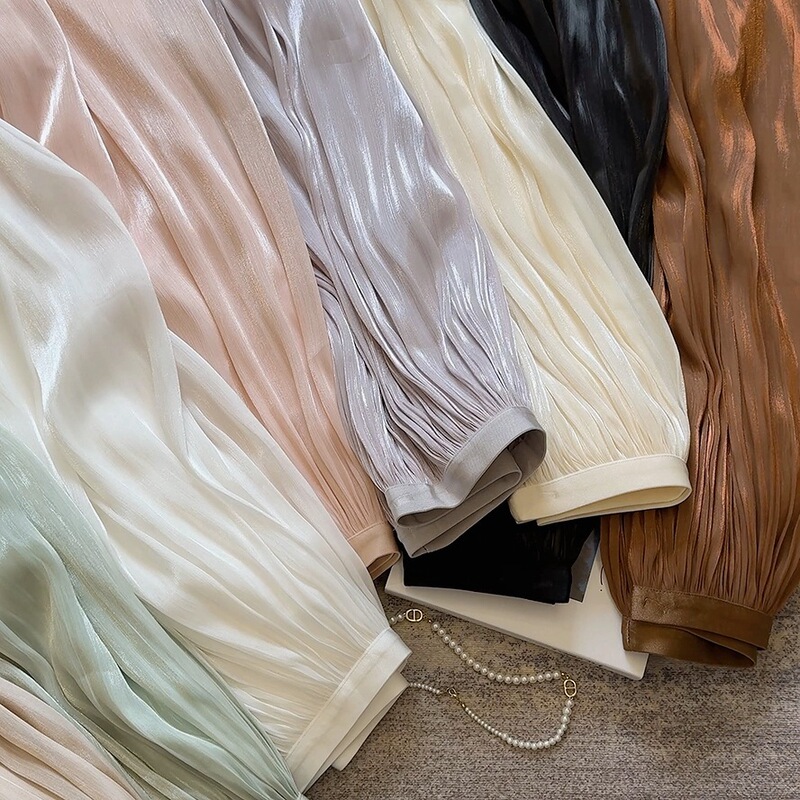 Cross-border e-commerce this skirt is unique ~ streamer sparkling super fairy skirt female drape mop goddess big skirt