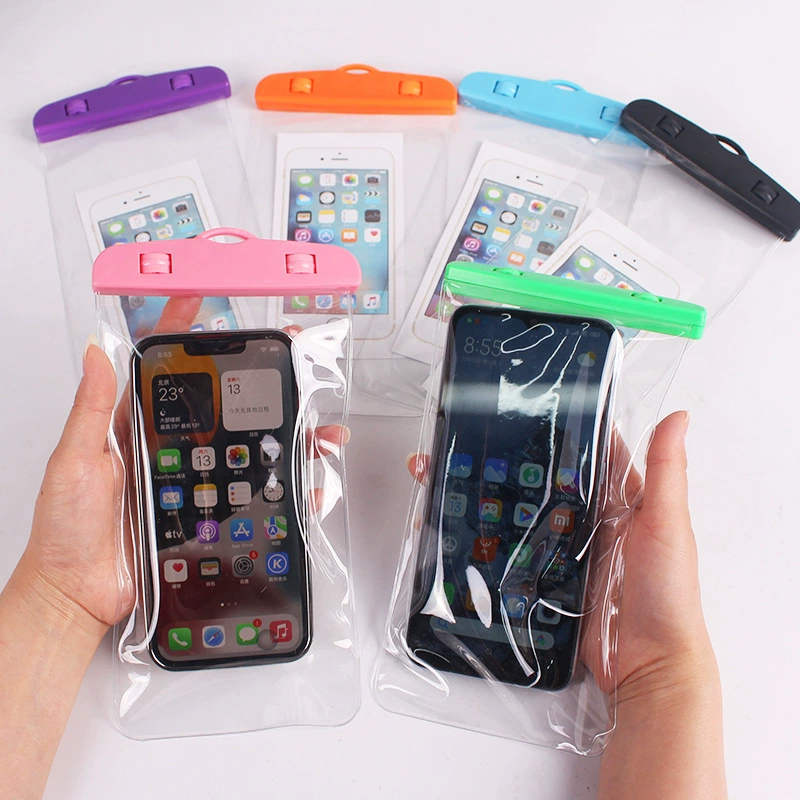 Простой мобильный телефон Водонепроницаемая сумка прозрачный дрейфующий плавание на открытом воздухе продажа водонепроницаемая сумка ПВХ Водонепроницаемый Чехол сенсорный экран защитный чехол