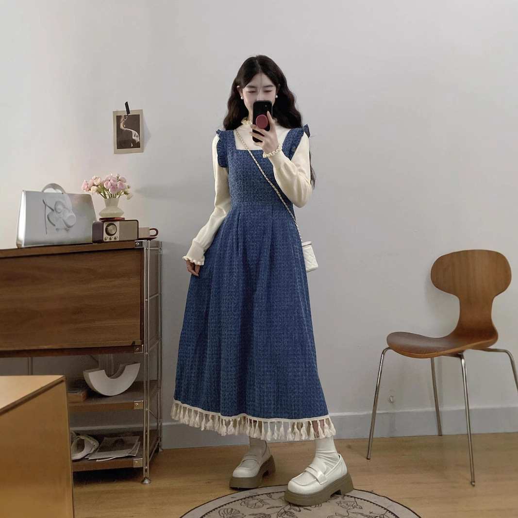   冬  M-4XL 大きいサイズ トップス ワンピース