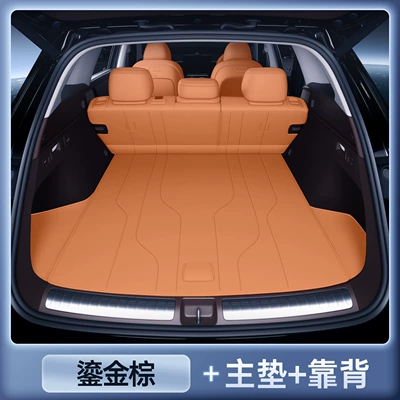 Trunk Mat: Special Interior Car Accessories for - select-gilt-brown-main-cushion-second-row-backrest-audi-e7x