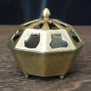 Cross-Border Hot-Selling Japanese-Style Alloy Small Cloud-Shaped Incense Burner Incense Holder Retro Small Incense Burner Home Living Room Decoration