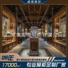 定制不锈钢博物馆陈列柜产品柜台展柜展台led 灯展示台玻璃展示柜