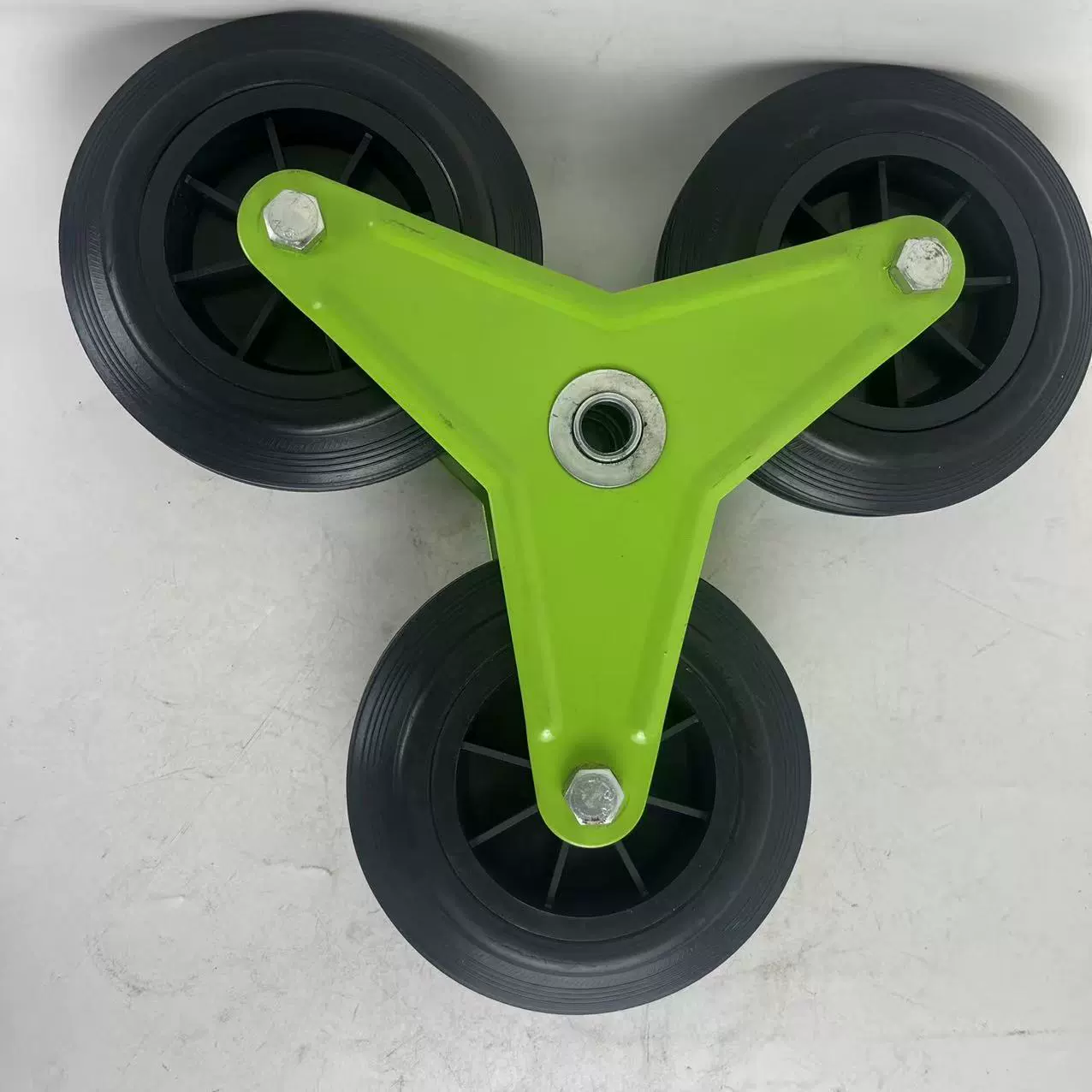 6-дюймовый резиновый резиновый порошок сплошное колесо 6-дюймовый трейлер для яхты без надувных колес, лестничное колесо