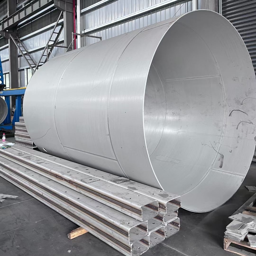 不锈钢卷圆焊接316卷筒30408化工储罐发酵罐不锈钢液体卧试储蓄罐