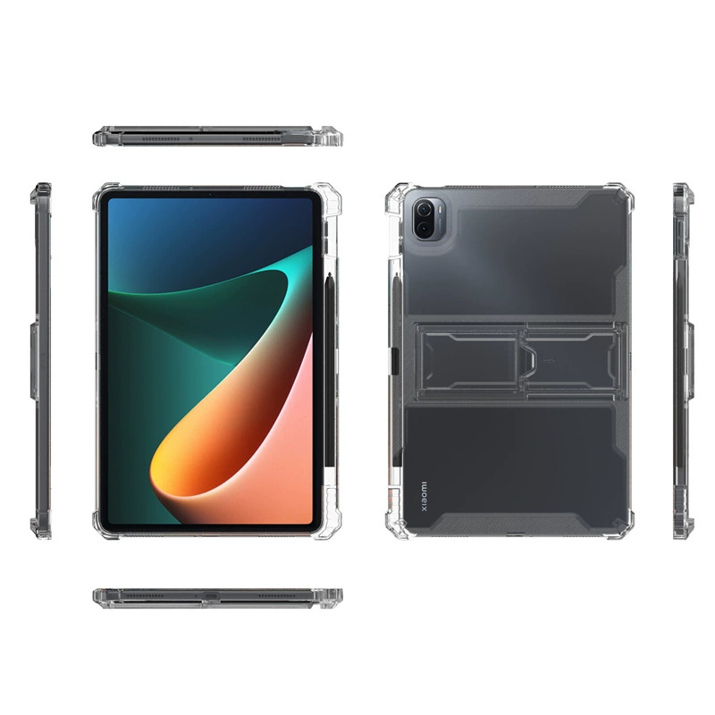 Подходит для защитного чехла Xiaomi планшета 5, углеродное волокнистое полотно поддержка MIPAD5 PRO quadruple airbag анти-удар прозрачность