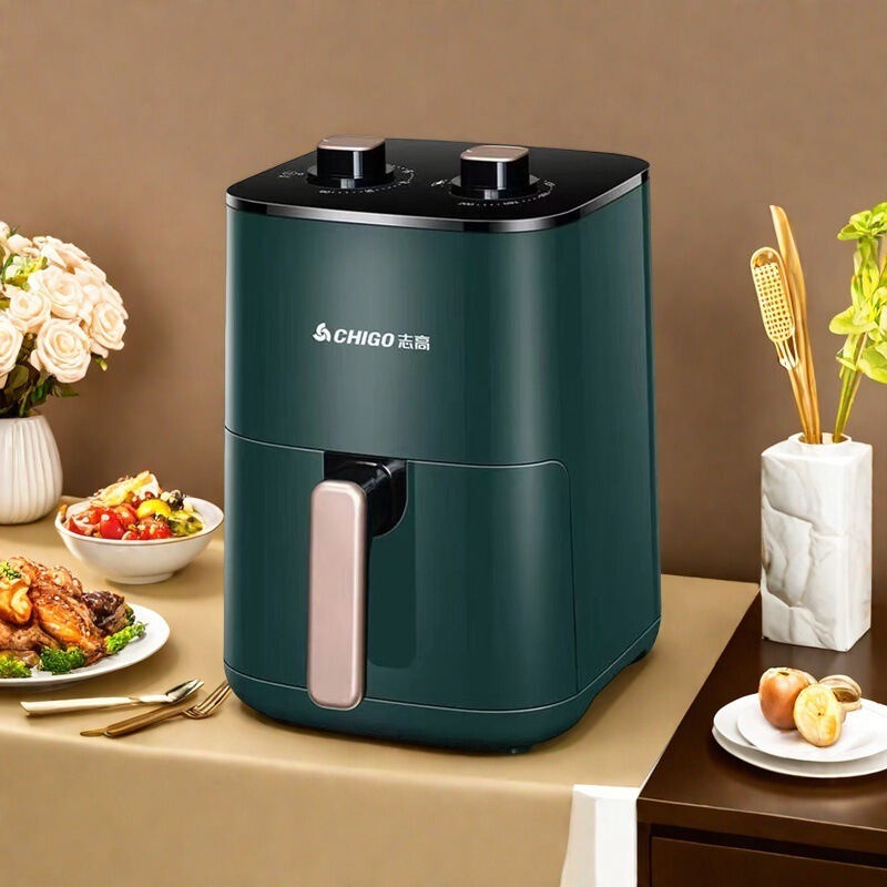 Multifunctional Large-Capacity Air Fryer, Flip-Free Electric Fryer, Oven Safety Protection, Steam Tender Air Fryer