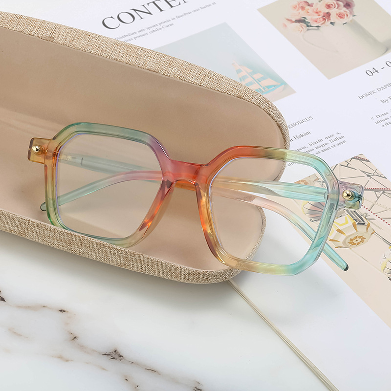 Elegant Minimalist Square Frame Sunglasses For Women Uv Protection_voghion.com
