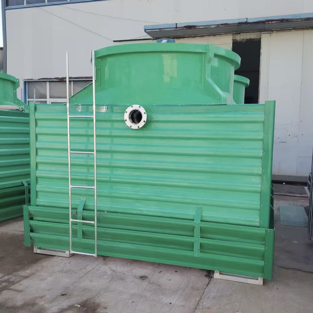 玻璃钢冷却塔工业圆形冷水塔凉水塔10T-100T高温型方形散热冷却塔