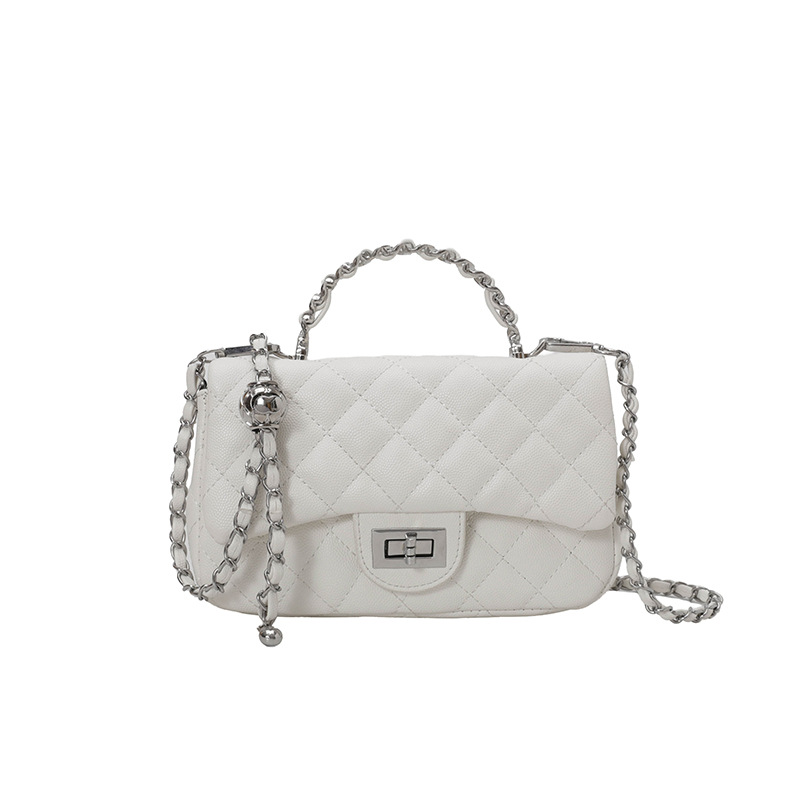 Moda de cadena de diamante bolso de mano para mujeres 2026 nuevo estilo transfronterizo de alta humedad de moda lujosa bolsa de mochila