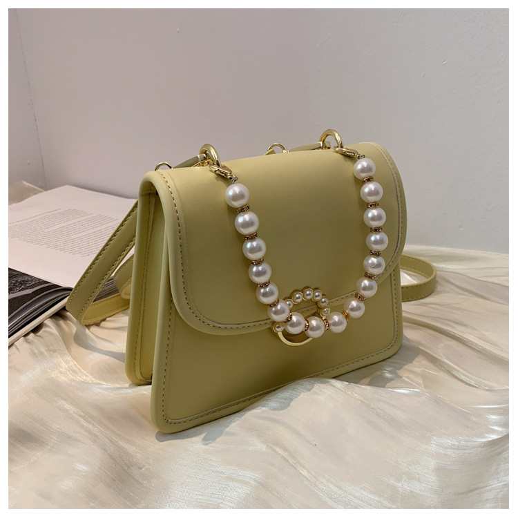 Wholesale Accessories Geometric Pearl Chain Messenger Bag Nihaojewelry display picture 34