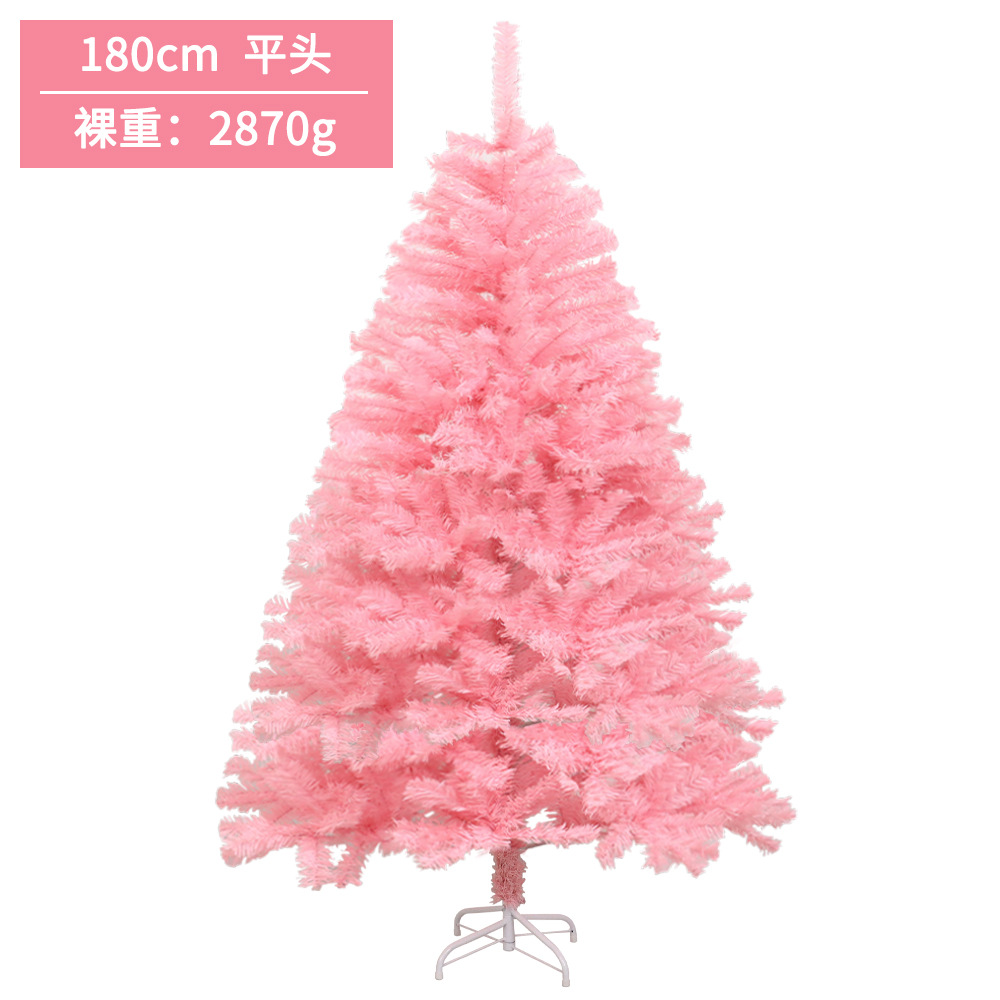 Flor de cerezo Rosa árbol de Navidad centro comercial ventana decoración de Navidad señaló cifrado de cabeza plana simulación de Navidad árbol decorativo