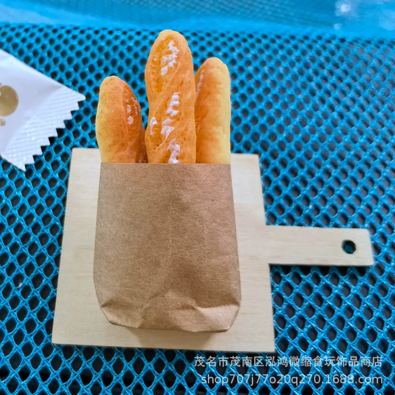 DOLLHOUSE маленькие тканевые аксессуары для кукольного домика миниатюрная еда и игры DIY сцена модель реквизит мини моделирование хлеба