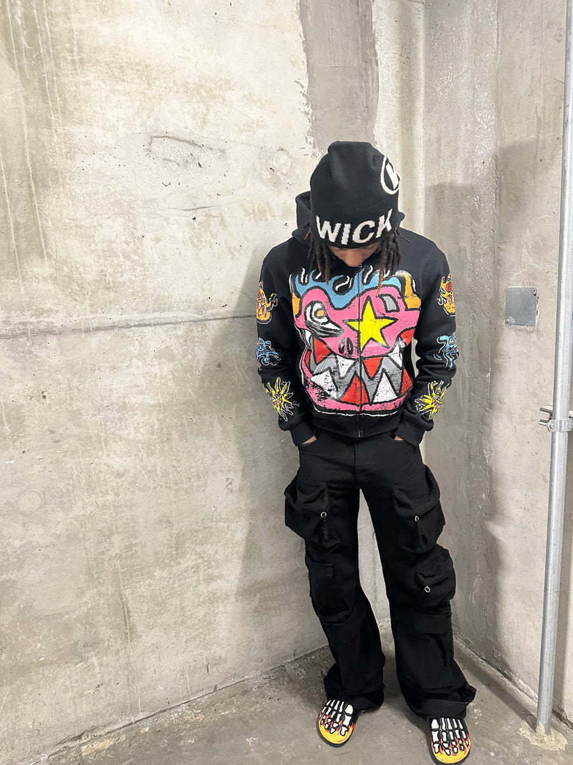 Men's Clothing European And American Trendy Brand Sweatshirt 3D Digital Printing Y2K Retro Unisex Loose Hoodie Sweatshirt_viptrois.com