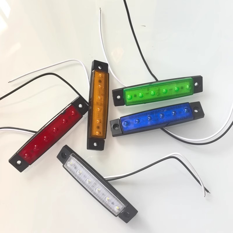 12-24V Universal Yük Maşını və Avtobus Üçün 6 LED Yan İşıq