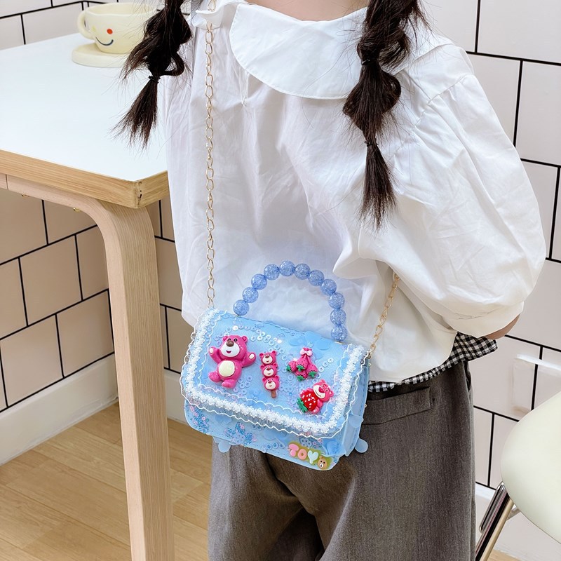 Accesorios para bebés bolsos de cambio, bolsos de hombro de moda, dibujos animados, nuevo estilo coreano, bolsos de mano para niños.