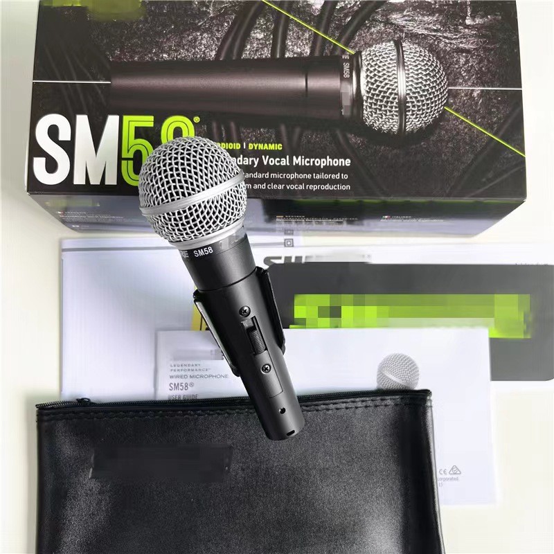 (2개) 국경 간 대외 무역 유선 이동 코일 SM58S 마이크 가라오케 무대 공연 라이브 SM58LC 전문 마이크