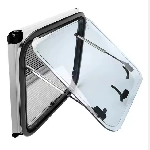 2025 двухслойное стекло акрил с жалюзи и москитной сеткой окно для автодома фиксированное окно