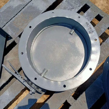 厂家定制碳钢手动风门 涡轮手动通风蝶阀百叶执行器电动翻板阀