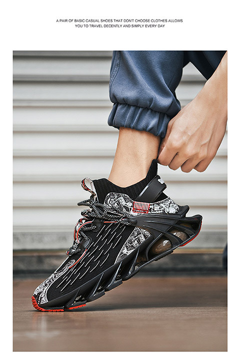 Men's Spring Autumn 2024 new fly woven mesh casual running sports with shock absorption and wear resistance, summer_voghion.com