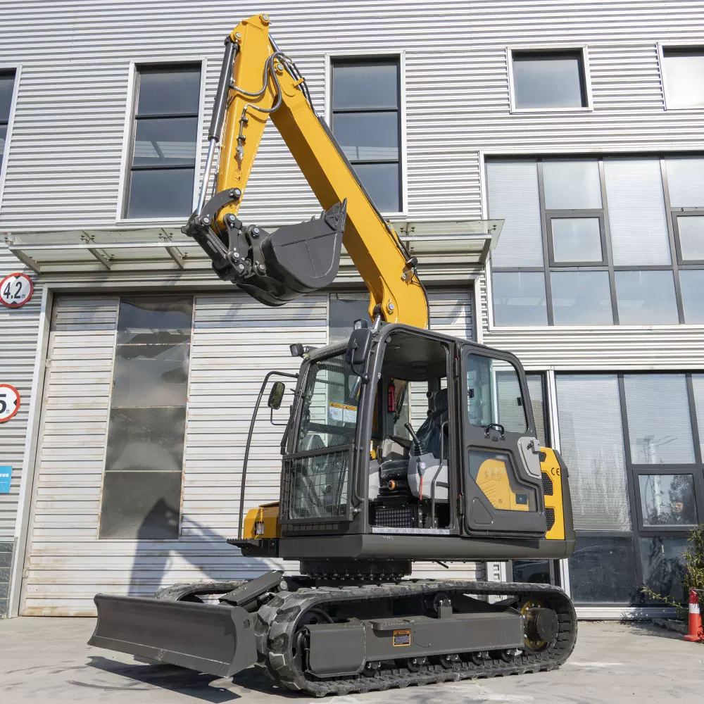 HT75小型履带挖掘机 土方工程建筑开挖勾机 全地形农用挖掘机厂家