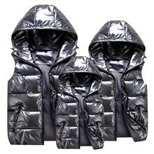 T 69430 Parent child shiny cotton vest ��������������